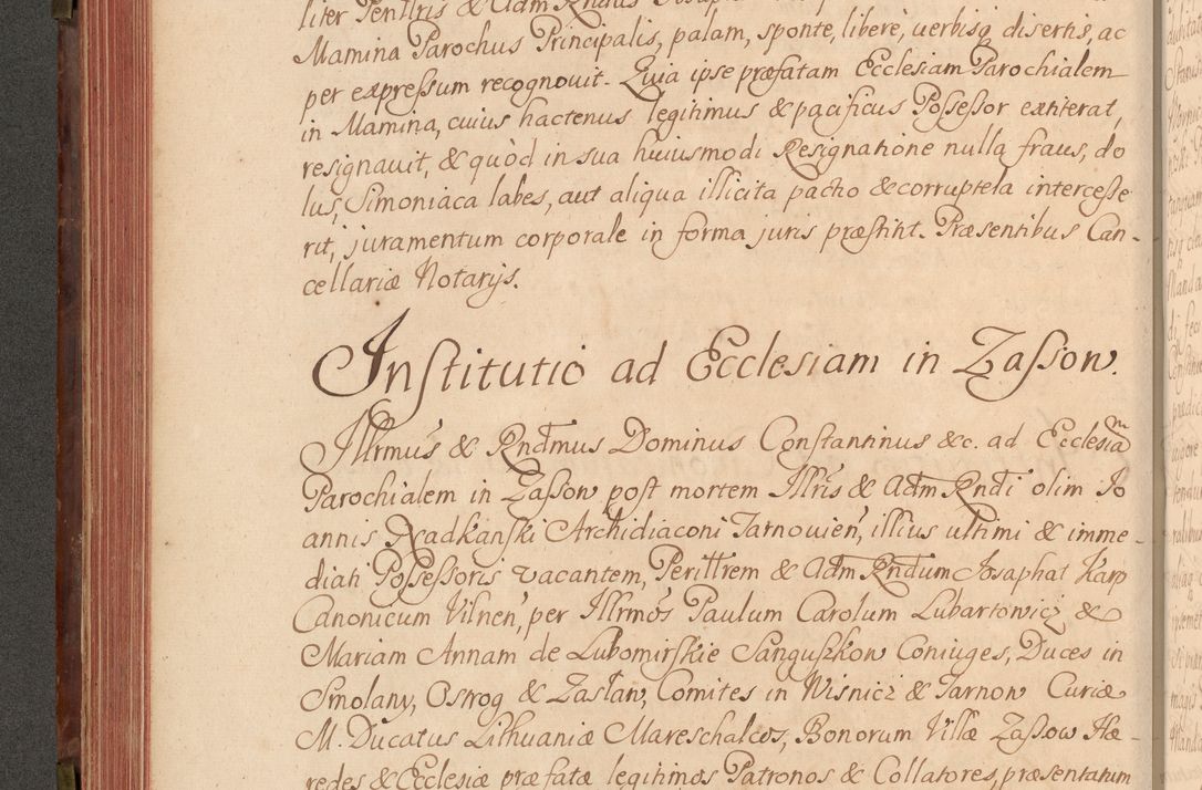 Zdjęcie nr 219 dla obiektu archiwalnego: Acta actorum episcopalium R. D. Constantini Feliciani in Szaniawy Szaniawski, episcopi Cracoviensis, ducis Severiae per annos 1720 - 1723 conscripta. Volumen I