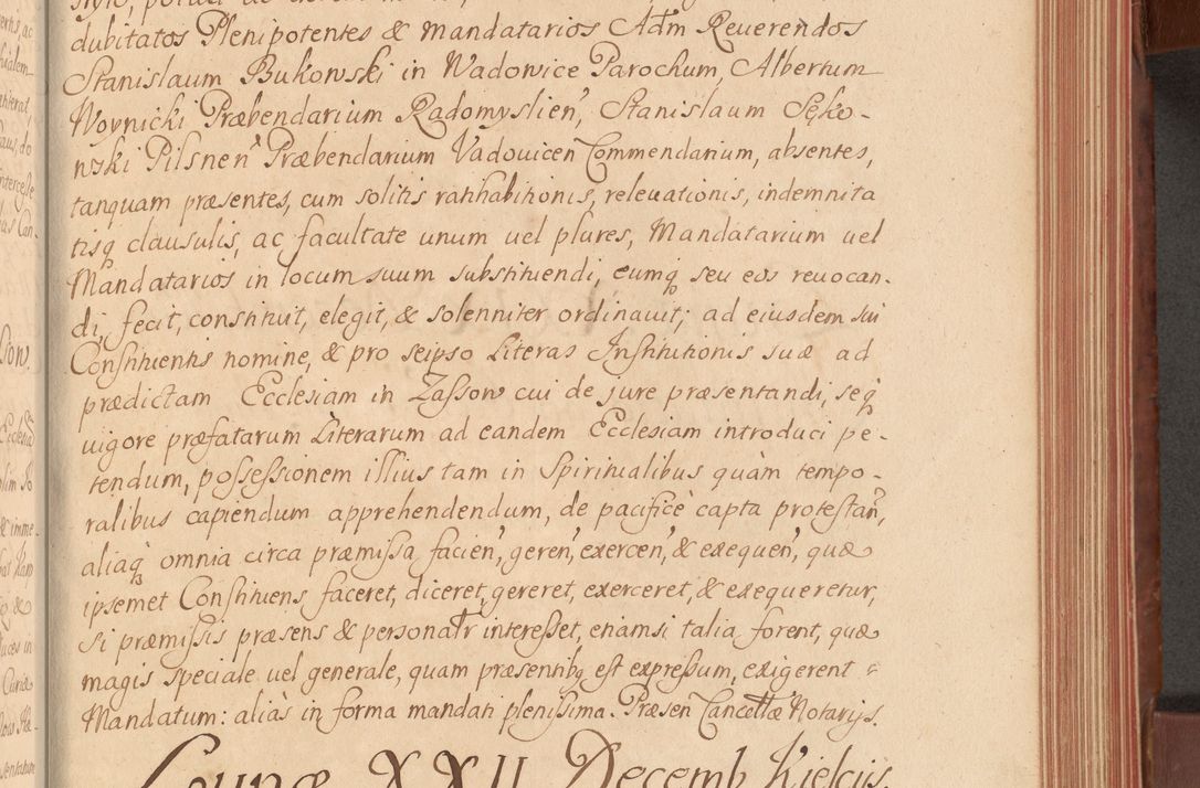 Zdjęcie nr 220 dla obiektu archiwalnego: Acta actorum episcopalium R. D. Constantini Feliciani in Szaniawy Szaniawski, episcopi Cracoviensis, ducis Severiae per annos 1720 - 1723 conscripta. Volumen I