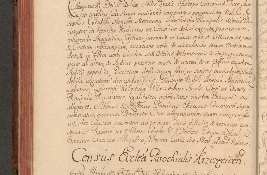 Zdjęcie nr 213 dla obiektu archiwalnego: Acta actorum episcopalium R. D. Constantini Feliciani in Szaniawy Szaniawski, episcopi Cracoviensis, ducis Severiae per annos 1720 - 1723 conscripta. Volumen I