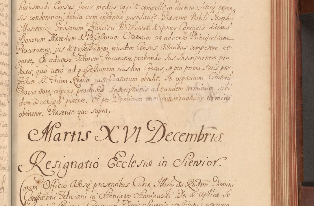 Zdjęcie nr 214 dla obiektu archiwalnego: Acta actorum episcopalium R. D. Constantini Feliciani in Szaniawy Szaniawski, episcopi Cracoviensis, ducis Severiae per annos 1720 - 1723 conscripta. Volumen I