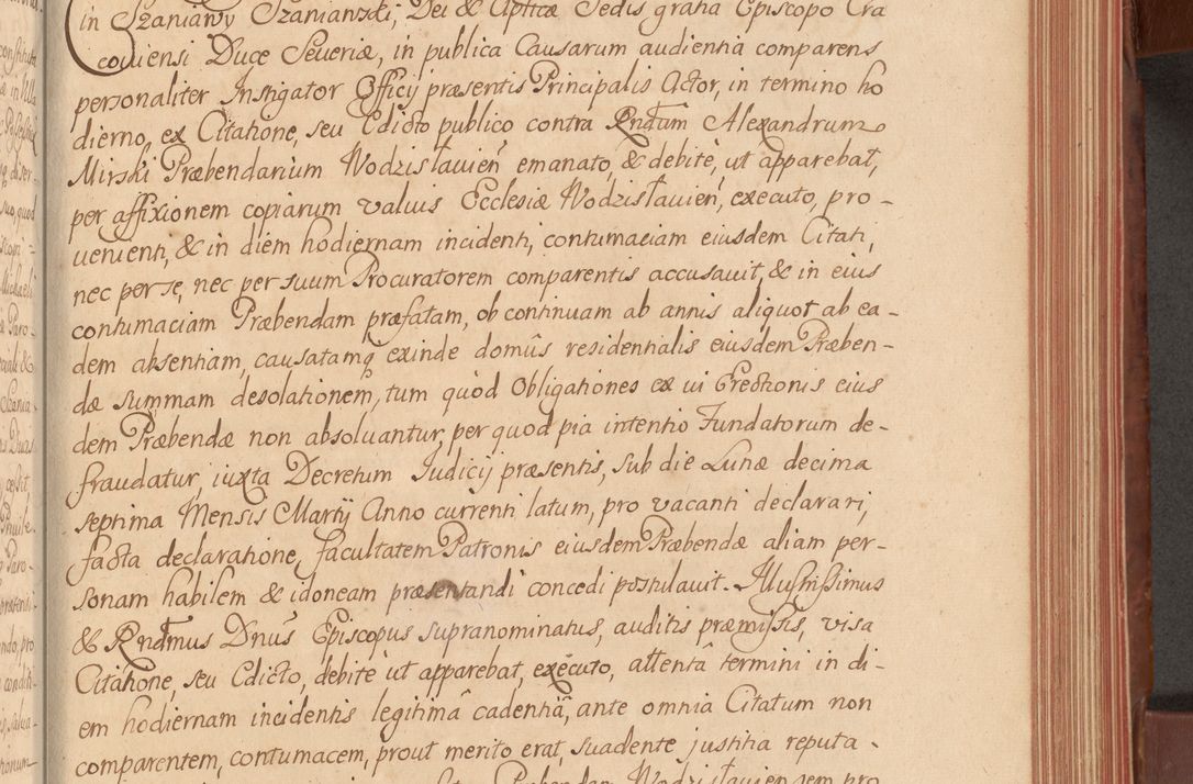 Zdjęcie nr 210 dla obiektu archiwalnego: Acta actorum episcopalium R. D. Constantini Feliciani in Szaniawy Szaniawski, episcopi Cracoviensis, ducis Severiae per annos 1720 - 1723 conscripta. Volumen I