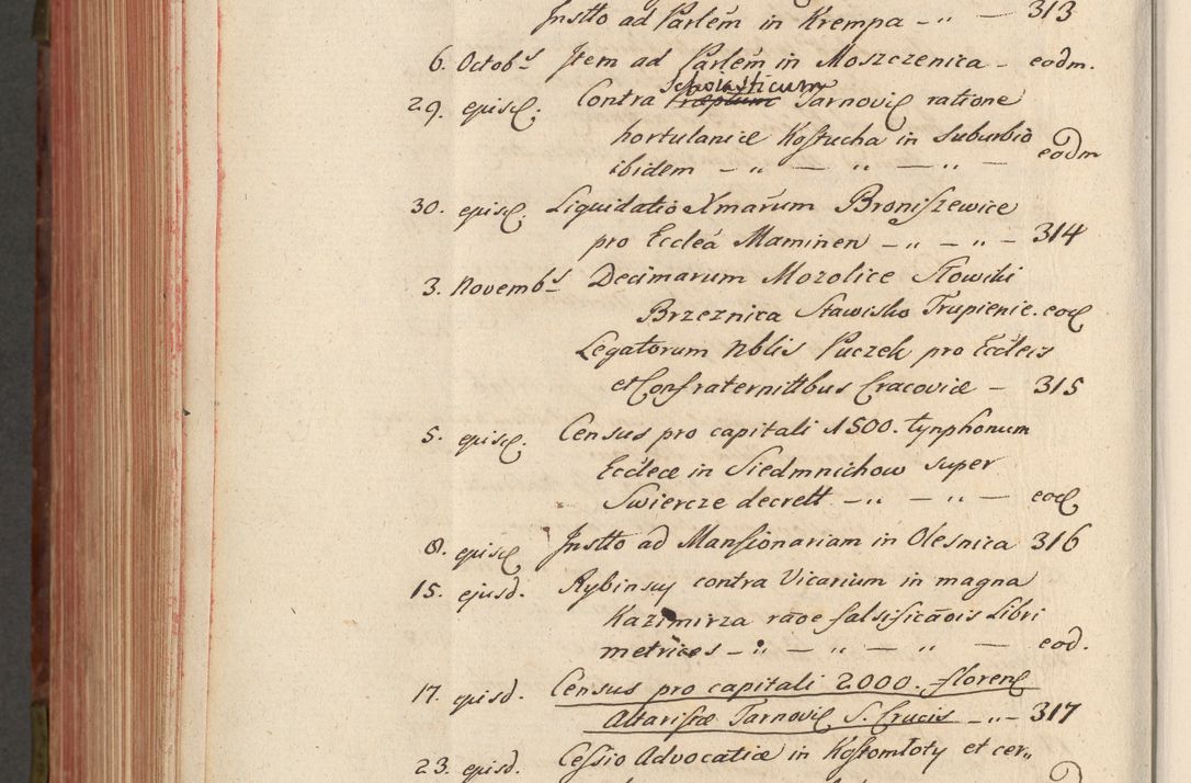 Zdjęcie nr 705 dla obiektu archiwalnego: Acta actorum episcopalium R. D. Constantini Feliciani in Szaniawy Szaniawski, episcopi Cracoviensis, ducis Severiae per annos 1720 - 1723 conscripta. Volumen I
