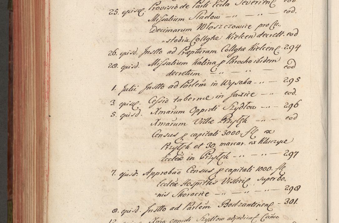 Zdjęcie nr 703 dla obiektu archiwalnego: Acta actorum episcopalium R. D. Constantini Feliciani in Szaniawy Szaniawski, episcopi Cracoviensis, ducis Severiae per annos 1720 - 1723 conscripta. Volumen I