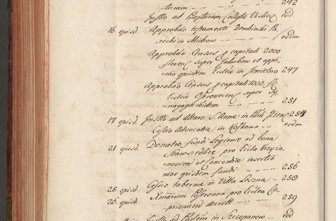 Zdjęcie nr 701 dla obiektu archiwalnego: Acta actorum episcopalium R. D. Constantini Feliciani in Szaniawy Szaniawski, episcopi Cracoviensis, ducis Severiae per annos 1720 - 1723 conscripta. Volumen I