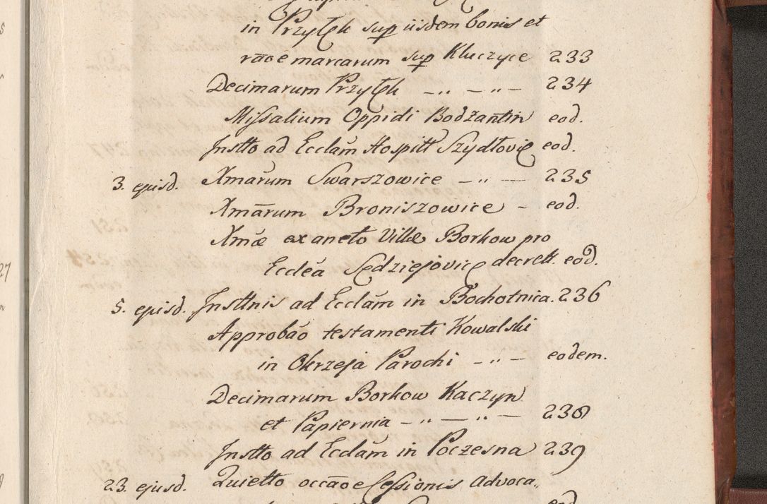 Zdjęcie nr 700 dla obiektu archiwalnego: Acta actorum episcopalium R. D. Constantini Feliciani in Szaniawy Szaniawski, episcopi Cracoviensis, ducis Severiae per annos 1720 - 1723 conscripta. Volumen I