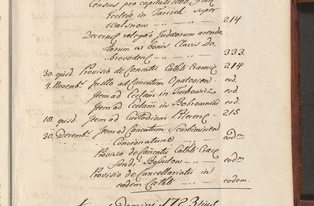 Zdjęcie nr 698 dla obiektu archiwalnego: Acta actorum episcopalium R. D. Constantini Feliciani in Szaniawy Szaniawski, episcopi Cracoviensis, ducis Severiae per annos 1720 - 1723 conscripta. Volumen I