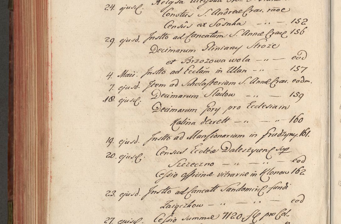 Zdjęcie nr 693 dla obiektu archiwalnego: Acta actorum episcopalium R. D. Constantini Feliciani in Szaniawy Szaniawski, episcopi Cracoviensis, ducis Severiae per annos 1720 - 1723 conscripta. Volumen I