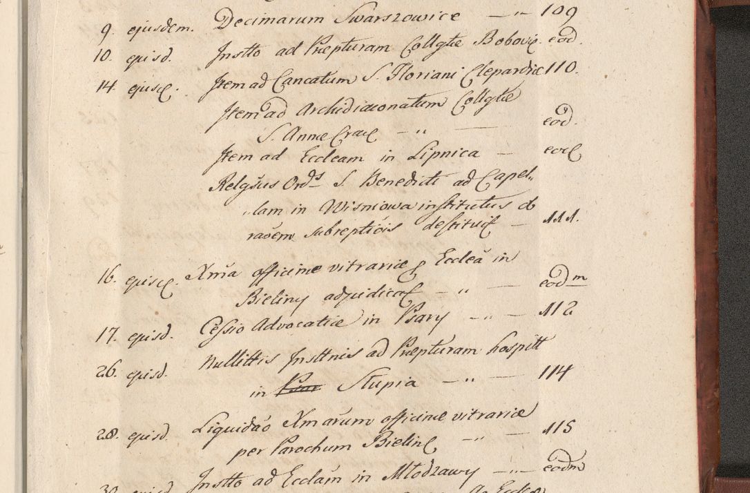Zdjęcie nr 690 dla obiektu archiwalnego: Acta actorum episcopalium R. D. Constantini Feliciani in Szaniawy Szaniawski, episcopi Cracoviensis, ducis Severiae per annos 1720 - 1723 conscripta. Volumen I