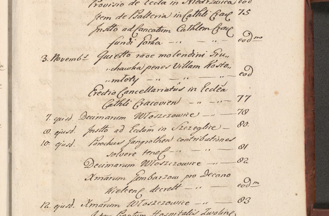 Zdjęcie nr 688 dla obiektu archiwalnego: Acta actorum episcopalium R. D. Constantini Feliciani in Szaniawy Szaniawski, episcopi Cracoviensis, ducis Severiae per annos 1720 - 1723 conscripta. Volumen I