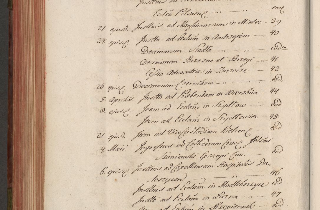 Zdjęcie nr 685 dla obiektu archiwalnego: Acta actorum episcopalium R. D. Constantini Feliciani in Szaniawy Szaniawski, episcopi Cracoviensis, ducis Severiae per annos 1720 - 1723 conscripta. Volumen I