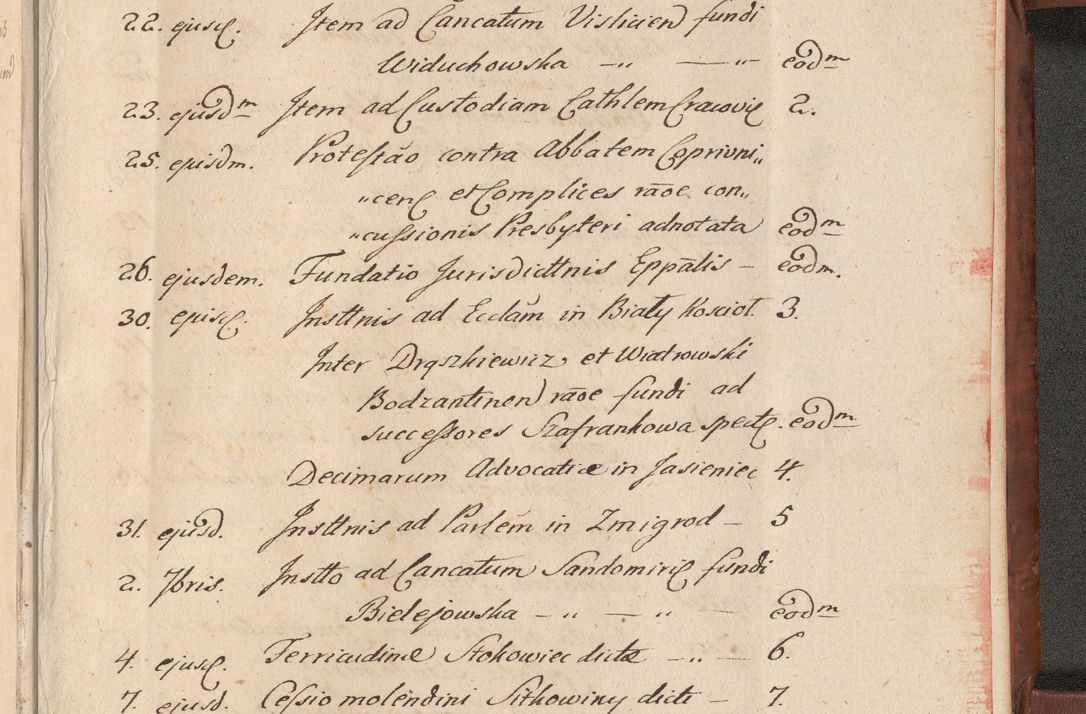 Zdjęcie nr 682 dla obiektu archiwalnego: Acta actorum episcopalium R. D. Constantini Feliciani in Szaniawy Szaniawski, episcopi Cracoviensis, ducis Severiae per annos 1720 - 1723 conscripta. Volumen I