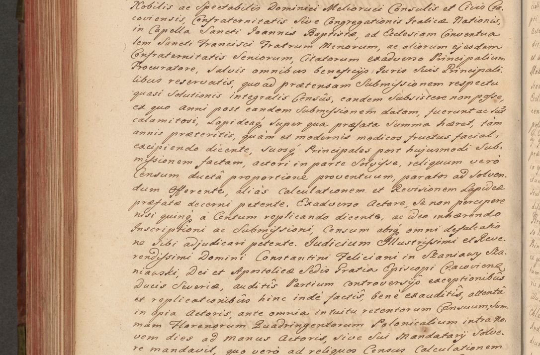 Zdjęcie nr 671 dla obiektu archiwalnego: Acta actorum episcopalium R. D. Constantini Feliciani in Szaniawy Szaniawski, episcopi Cracoviensis, ducis Severiae per annos 1720 - 1723 conscripta. Volumen I