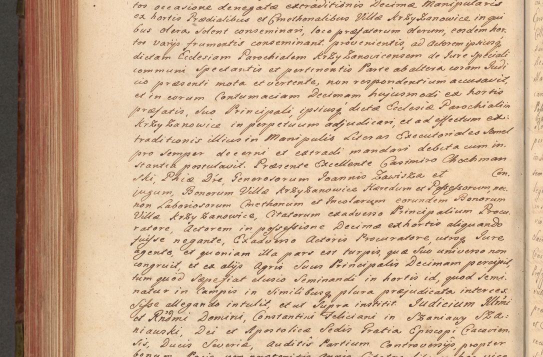 Zdjęcie nr 673 dla obiektu archiwalnego: Acta actorum episcopalium R. D. Constantini Feliciani in Szaniawy Szaniawski, episcopi Cracoviensis, ducis Severiae per annos 1720 - 1723 conscripta. Volumen I