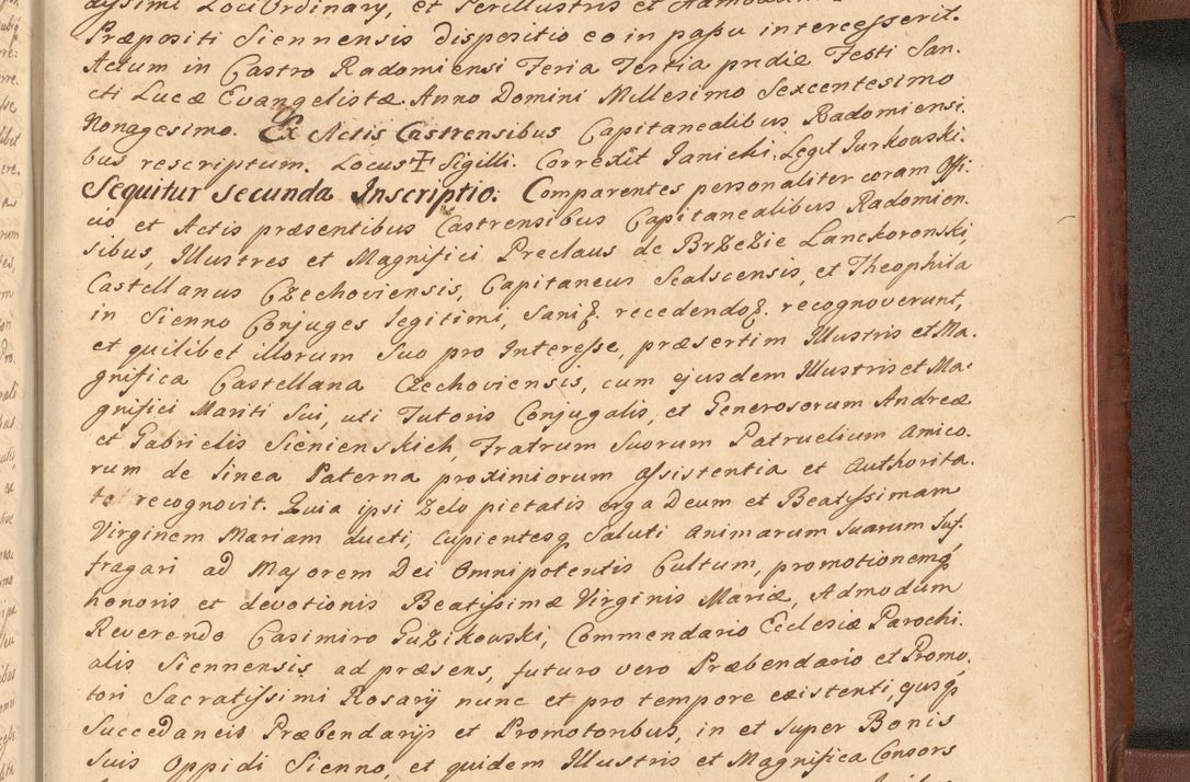 Zdjęcie nr 666 dla obiektu archiwalnego: Acta actorum episcopalium R. D. Constantini Feliciani in Szaniawy Szaniawski, episcopi Cracoviensis, ducis Severiae per annos 1720 - 1723 conscripta. Volumen I