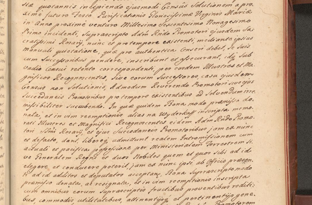 Zdjęcie nr 664 dla obiektu archiwalnego: Acta actorum episcopalium R. D. Constantini Feliciani in Szaniawy Szaniawski, episcopi Cracoviensis, ducis Severiae per annos 1720 - 1723 conscripta. Volumen I