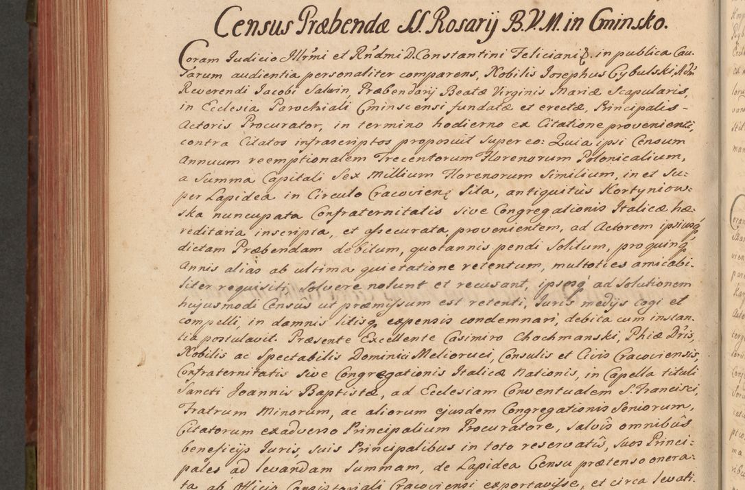 Zdjęcie nr 659 dla obiektu archiwalnego: Acta actorum episcopalium R. D. Constantini Feliciani in Szaniawy Szaniawski, episcopi Cracoviensis, ducis Severiae per annos 1720 - 1723 conscripta. Volumen I