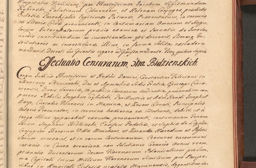 Zdjęcie nr 660 dla obiektu archiwalnego: Acta actorum episcopalium R. D. Constantini Feliciani in Szaniawy Szaniawski, episcopi Cracoviensis, ducis Severiae per annos 1720 - 1723 conscripta. Volumen I