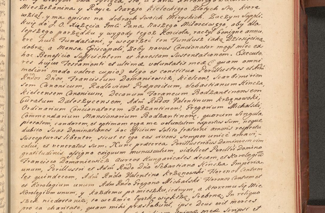 Zdjęcie nr 656 dla obiektu archiwalnego: Acta actorum episcopalium R. D. Constantini Feliciani in Szaniawy Szaniawski, episcopi Cracoviensis, ducis Severiae per annos 1720 - 1723 conscripta. Volumen I