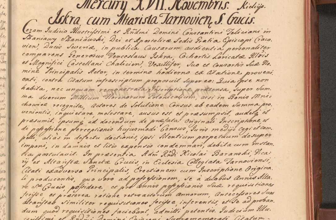 Zdjęcie nr 646 dla obiektu archiwalnego: Acta actorum episcopalium R. D. Constantini Feliciani in Szaniawy Szaniawski, episcopi Cracoviensis, ducis Severiae per annos 1720 - 1723 conscripta. Volumen I