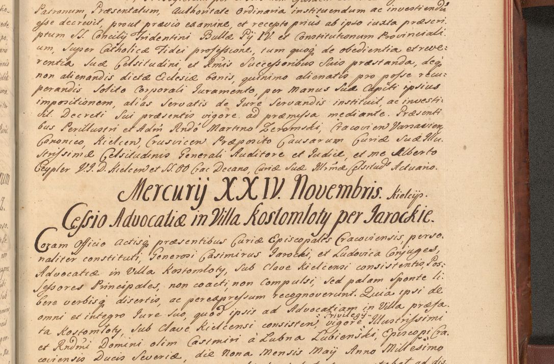 Zdjęcie nr 648 dla obiektu archiwalnego: Acta actorum episcopalium R. D. Constantini Feliciani in Szaniawy Szaniawski, episcopi Cracoviensis, ducis Severiae per annos 1720 - 1723 conscripta. Volumen I