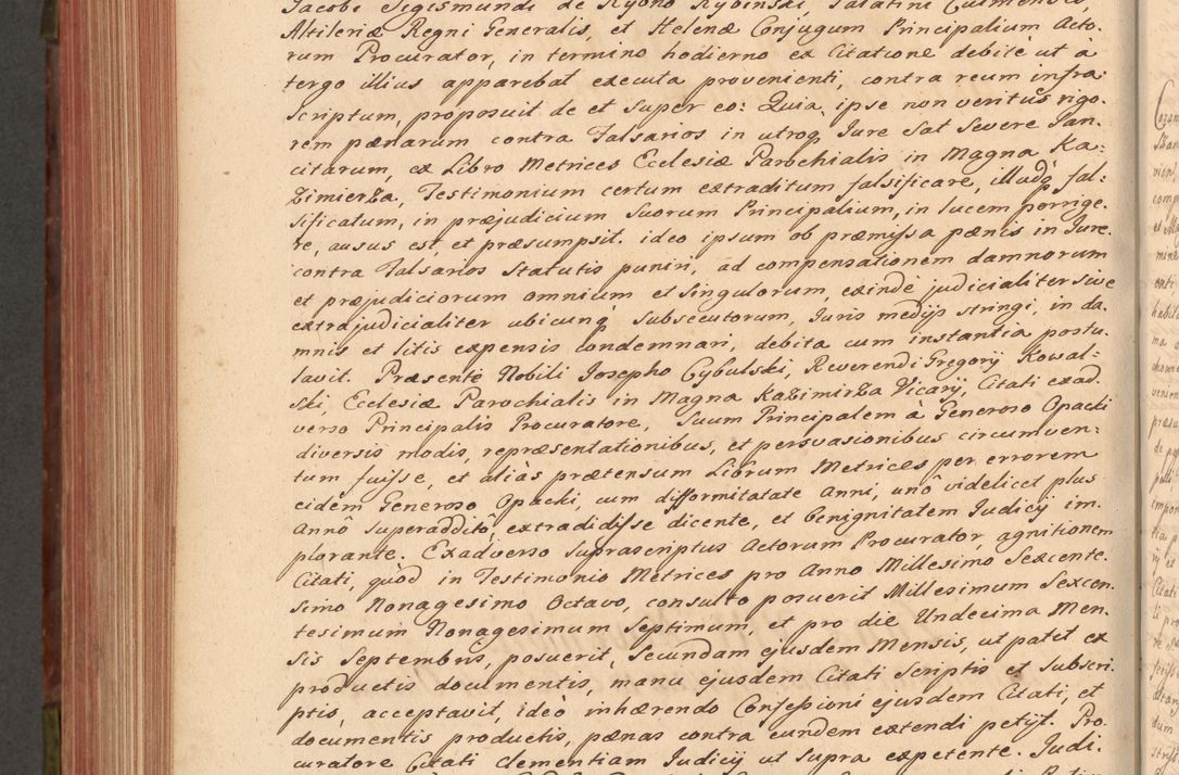 Zdjęcie nr 645 dla obiektu archiwalnego: Acta actorum episcopalium R. D. Constantini Feliciani in Szaniawy Szaniawski, episcopi Cracoviensis, ducis Severiae per annos 1720 - 1723 conscripta. Volumen I