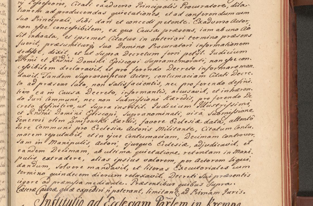 Zdjęcie nr 638 dla obiektu archiwalnego: Acta actorum episcopalium R. D. Constantini Feliciani in Szaniawy Szaniawski, episcopi Cracoviensis, ducis Severiae per annos 1720 - 1723 conscripta. Volumen I