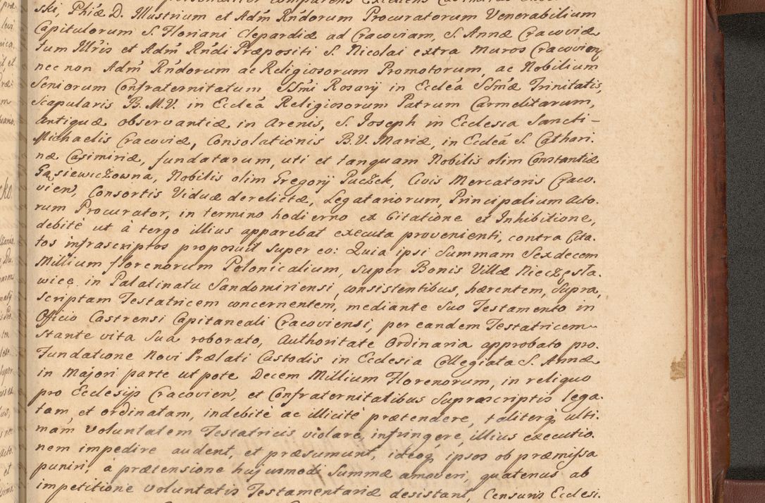 Zdjęcie nr 642 dla obiektu archiwalnego: Acta actorum episcopalium R. D. Constantini Feliciani in Szaniawy Szaniawski, episcopi Cracoviensis, ducis Severiae per annos 1720 - 1723 conscripta. Volumen I