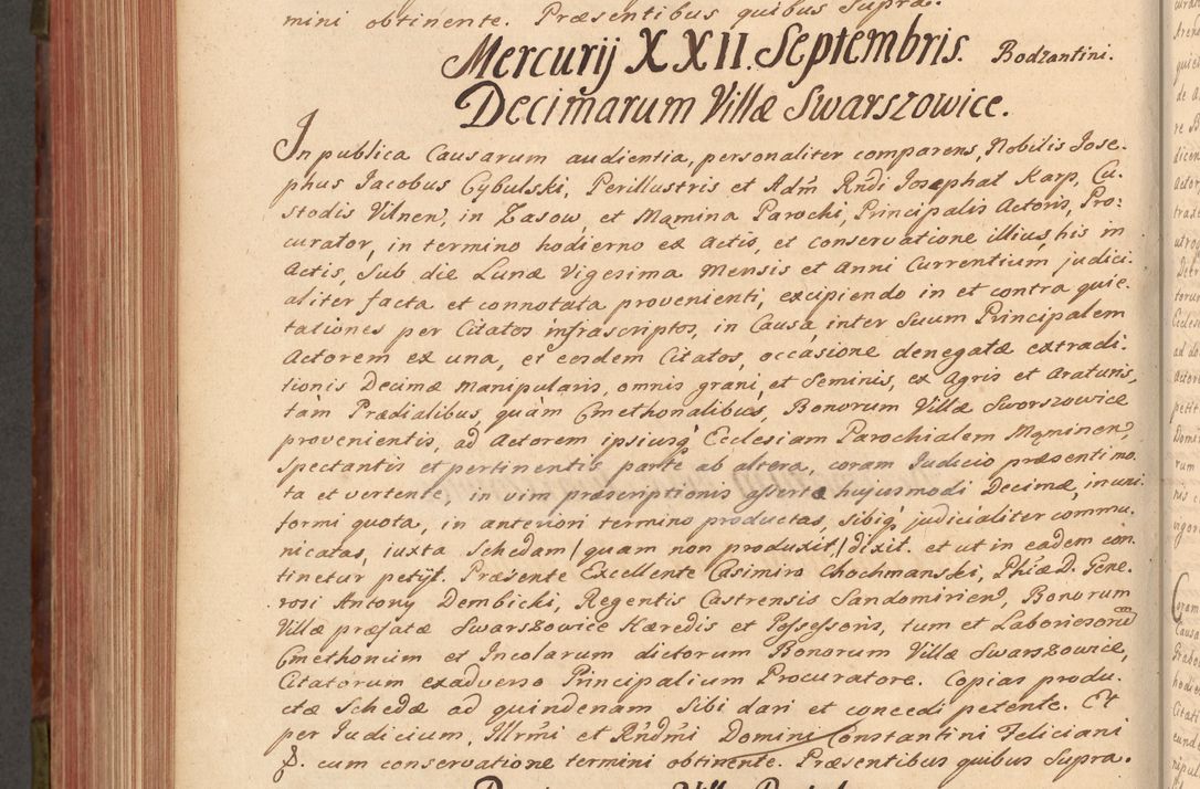 Zdjęcie nr 635 dla obiektu archiwalnego: Acta actorum episcopalium R. D. Constantini Feliciani in Szaniawy Szaniawski, episcopi Cracoviensis, ducis Severiae per annos 1720 - 1723 conscripta. Volumen I