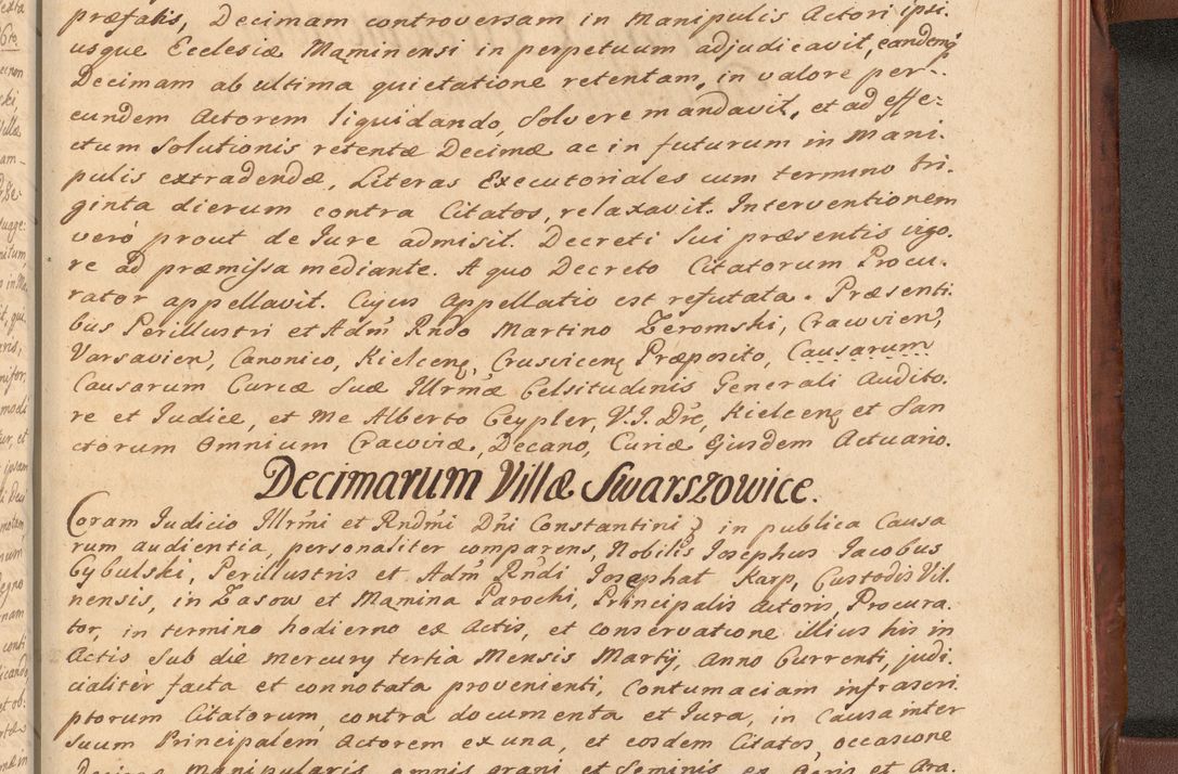 Zdjęcie nr 634 dla obiektu archiwalnego: Acta actorum episcopalium R. D. Constantini Feliciani in Szaniawy Szaniawski, episcopi Cracoviensis, ducis Severiae per annos 1720 - 1723 conscripta. Volumen I