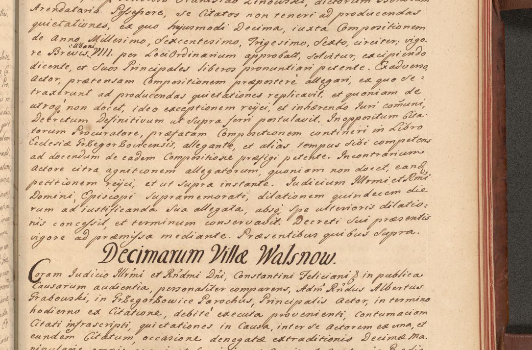 Zdjęcie nr 636 dla obiektu archiwalnego: Acta actorum episcopalium R. D. Constantini Feliciani in Szaniawy Szaniawski, episcopi Cracoviensis, ducis Severiae per annos 1720 - 1723 conscripta. Volumen I