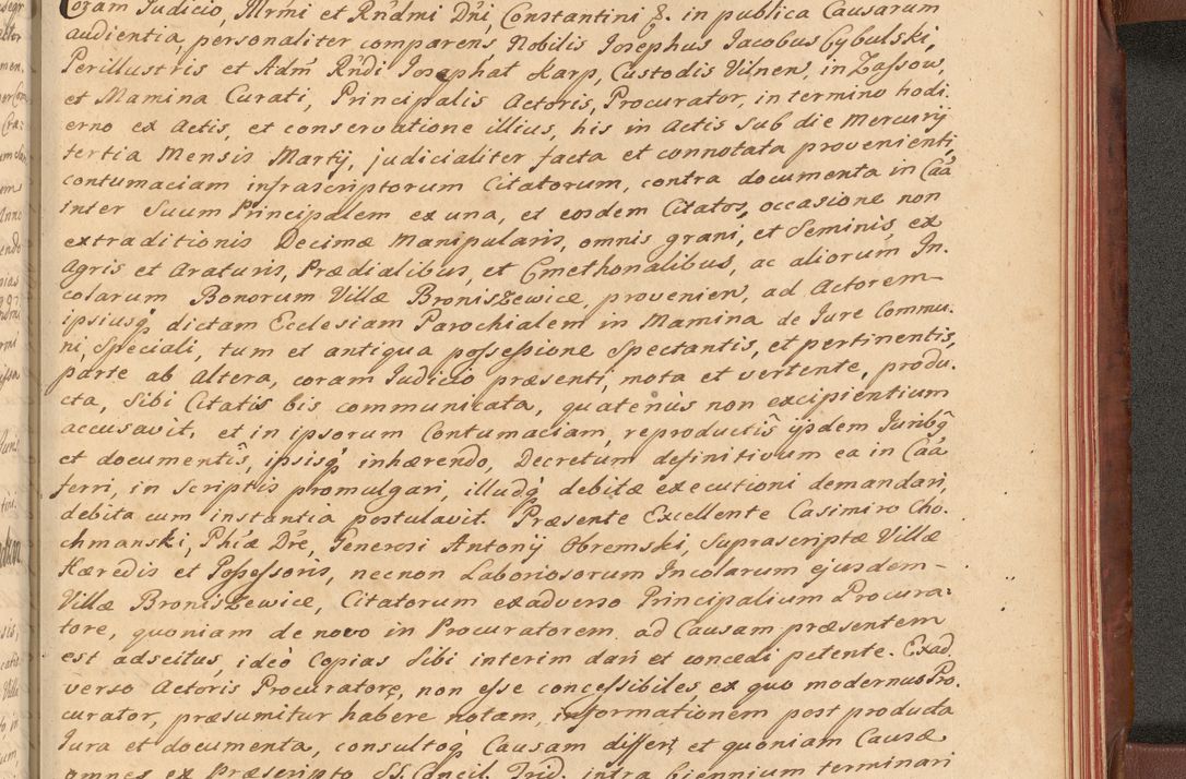Zdjęcie nr 632 dla obiektu archiwalnego: Acta actorum episcopalium R. D. Constantini Feliciani in Szaniawy Szaniawski, episcopi Cracoviensis, ducis Severiae per annos 1720 - 1723 conscripta. Volumen I