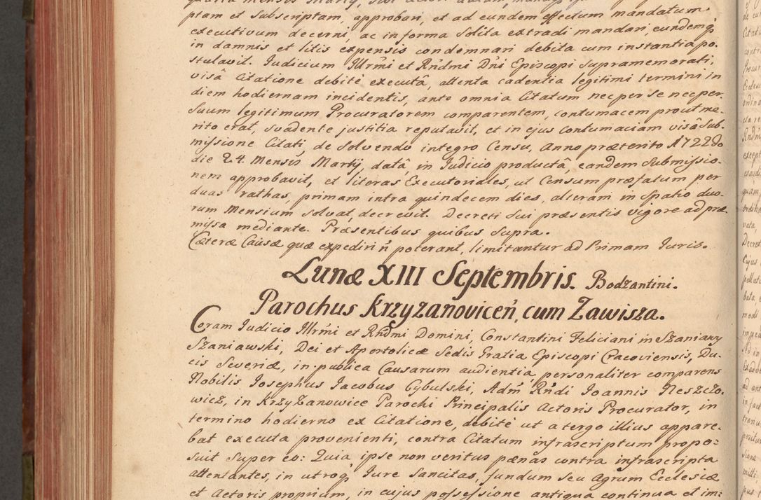 Zdjęcie nr 627 dla obiektu archiwalnego: Acta actorum episcopalium R. D. Constantini Feliciani in Szaniawy Szaniawski, episcopi Cracoviensis, ducis Severiae per annos 1720 - 1723 conscripta. Volumen I