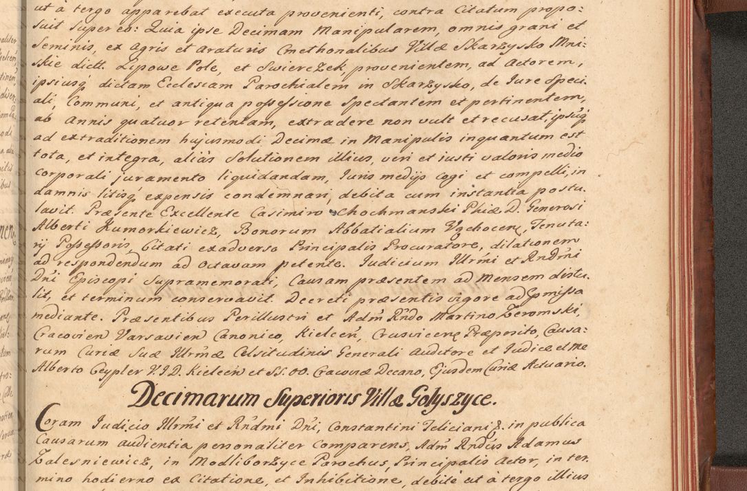 Zdjęcie nr 624 dla obiektu archiwalnego: Acta actorum episcopalium R. D. Constantini Feliciani in Szaniawy Szaniawski, episcopi Cracoviensis, ducis Severiae per annos 1720 - 1723 conscripta. Volumen I