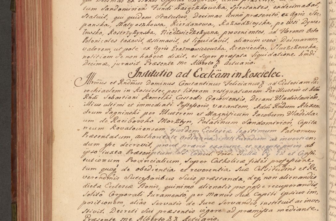 Zdjęcie nr 619 dla obiektu archiwalnego: Acta actorum episcopalium R. D. Constantini Feliciani in Szaniawy Szaniawski, episcopi Cracoviensis, ducis Severiae per annos 1720 - 1723 conscripta. Volumen I