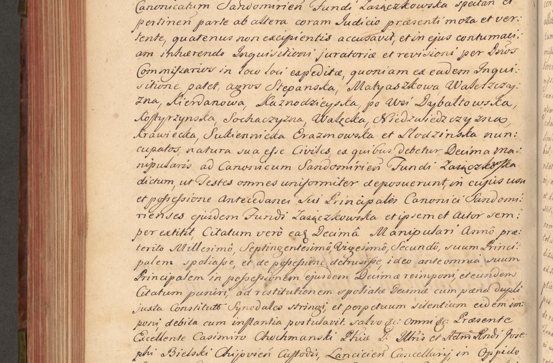 Zdjęcie nr 615 dla obiektu archiwalnego: Acta actorum episcopalium R. D. Constantini Feliciani in Szaniawy Szaniawski, episcopi Cracoviensis, ducis Severiae per annos 1720 - 1723 conscripta. Volumen I