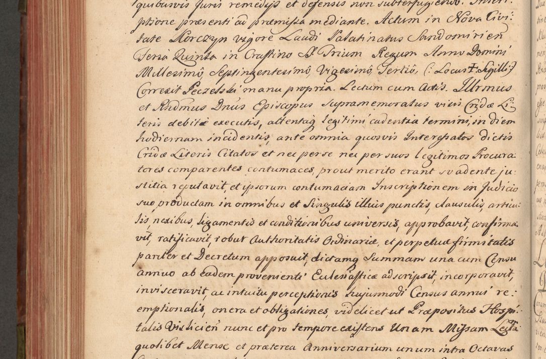 Zdjęcie nr 613 dla obiektu archiwalnego: Acta actorum episcopalium R. D. Constantini Feliciani in Szaniawy Szaniawski, episcopi Cracoviensis, ducis Severiae per annos 1720 - 1723 conscripta. Volumen I