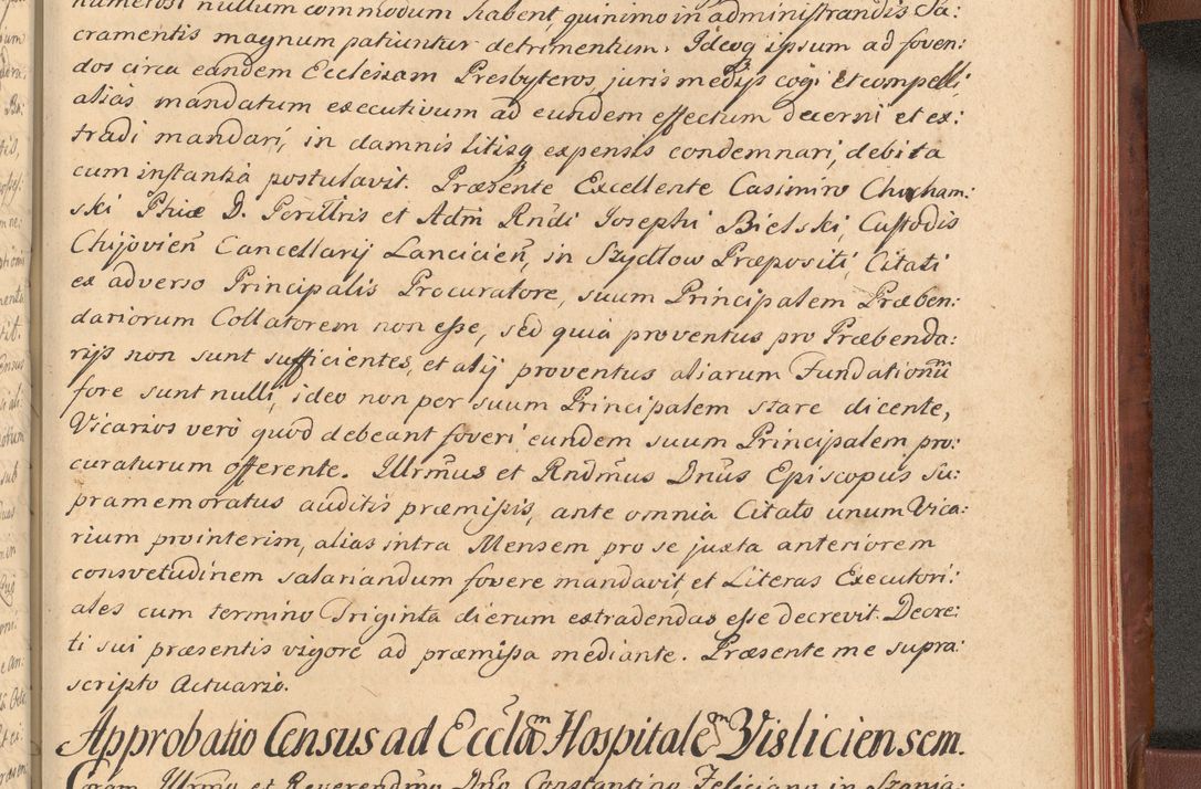 Zdjęcie nr 608 dla obiektu archiwalnego: Acta actorum episcopalium R. D. Constantini Feliciani in Szaniawy Szaniawski, episcopi Cracoviensis, ducis Severiae per annos 1720 - 1723 conscripta. Volumen I