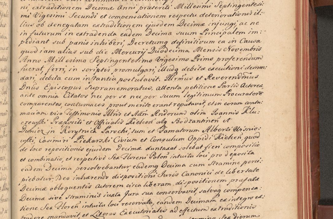 Zdjęcie nr 600 dla obiektu archiwalnego: Acta actorum episcopalium R. D. Constantini Feliciani in Szaniawy Szaniawski, episcopi Cracoviensis, ducis Severiae per annos 1720 - 1723 conscripta. Volumen I