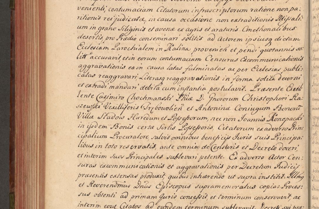 Zdjęcie nr 599 dla obiektu archiwalnego: Acta actorum episcopalium R. D. Constantini Feliciani in Szaniawy Szaniawski, episcopi Cracoviensis, ducis Severiae per annos 1720 - 1723 conscripta. Volumen I