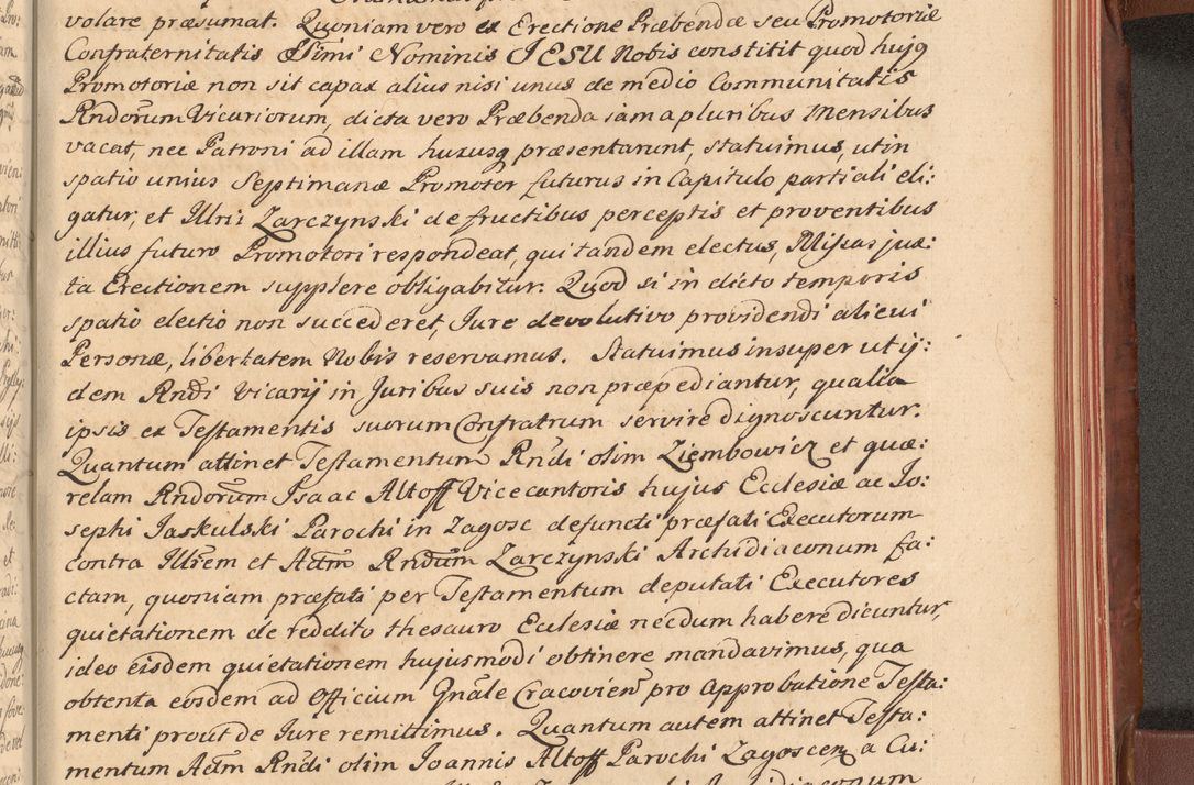 Zdjęcie nr 596 dla obiektu archiwalnego: Acta actorum episcopalium R. D. Constantini Feliciani in Szaniawy Szaniawski, episcopi Cracoviensis, ducis Severiae per annos 1720 - 1723 conscripta. Volumen I