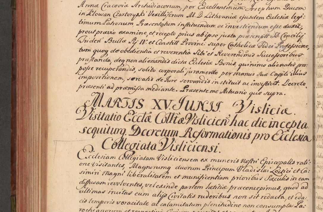 Zdjęcie nr 593 dla obiektu archiwalnego: Acta actorum episcopalium R. D. Constantini Feliciani in Szaniawy Szaniawski, episcopi Cracoviensis, ducis Severiae per annos 1720 - 1723 conscripta. Volumen I
