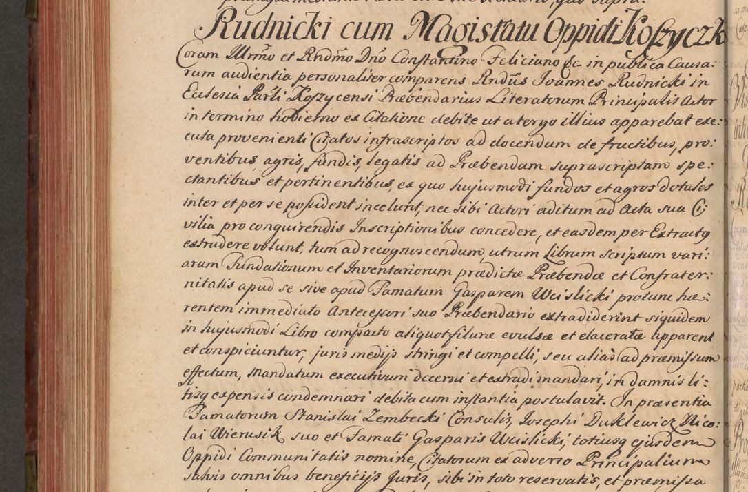 Zdjęcie nr 591 dla obiektu archiwalnego: Acta actorum episcopalium R. D. Constantini Feliciani in Szaniawy Szaniawski, episcopi Cracoviensis, ducis Severiae per annos 1720 - 1723 conscripta. Volumen I