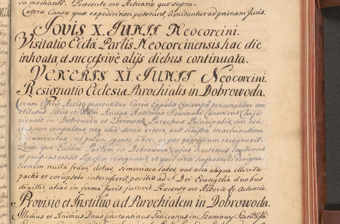 Zdjęcie nr 592 dla obiektu archiwalnego: Acta actorum episcopalium R. D. Constantini Feliciani in Szaniawy Szaniawski, episcopi Cracoviensis, ducis Severiae per annos 1720 - 1723 conscripta. Volumen I