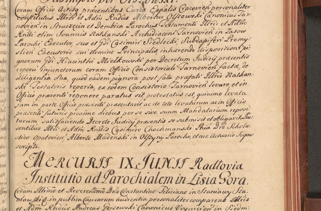 Zdjęcie nr 590 dla obiektu archiwalnego: Acta actorum episcopalium R. D. Constantini Feliciani in Szaniawy Szaniawski, episcopi Cracoviensis, ducis Severiae per annos 1720 - 1723 conscripta. Volumen I