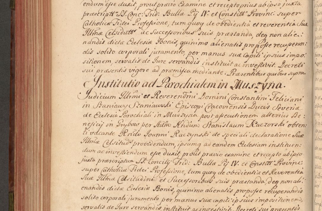Zdjęcie nr 583 dla obiektu archiwalnego: Acta actorum episcopalium R. D. Constantini Feliciani in Szaniawy Szaniawski, episcopi Cracoviensis, ducis Severiae per annos 1720 - 1723 conscripta. Volumen I