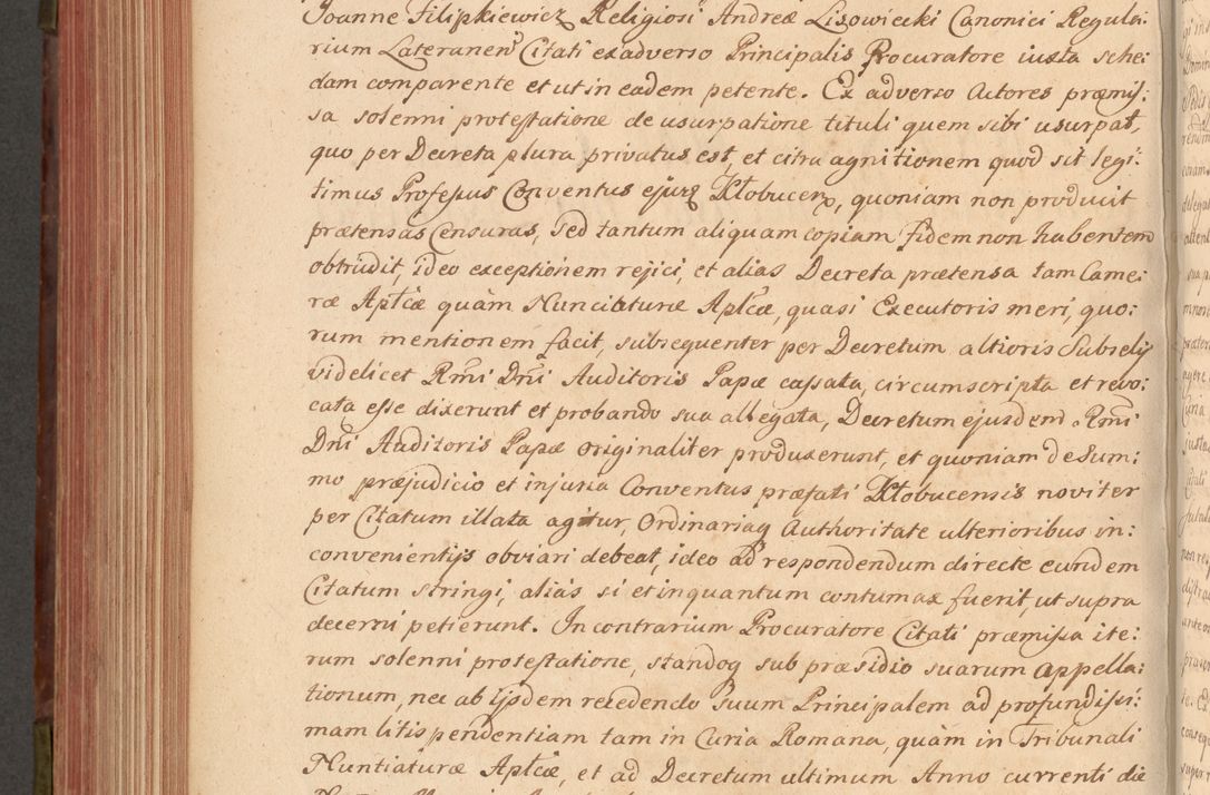 Zdjęcie nr 579 dla obiektu archiwalnego: Acta actorum episcopalium R. D. Constantini Feliciani in Szaniawy Szaniawski, episcopi Cracoviensis, ducis Severiae per annos 1720 - 1723 conscripta. Volumen I