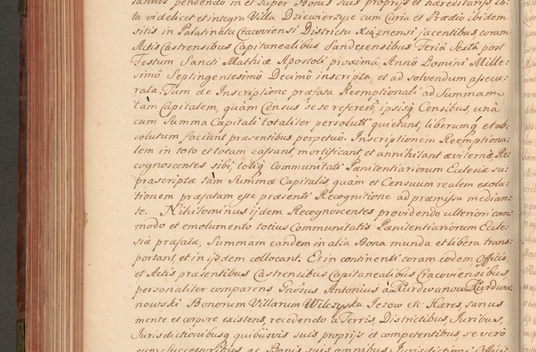 Zdjęcie nr 571 dla obiektu archiwalnego: Acta actorum episcopalium R. D. Constantini Feliciani in Szaniawy Szaniawski, episcopi Cracoviensis, ducis Severiae per annos 1720 - 1723 conscripta. Volumen I