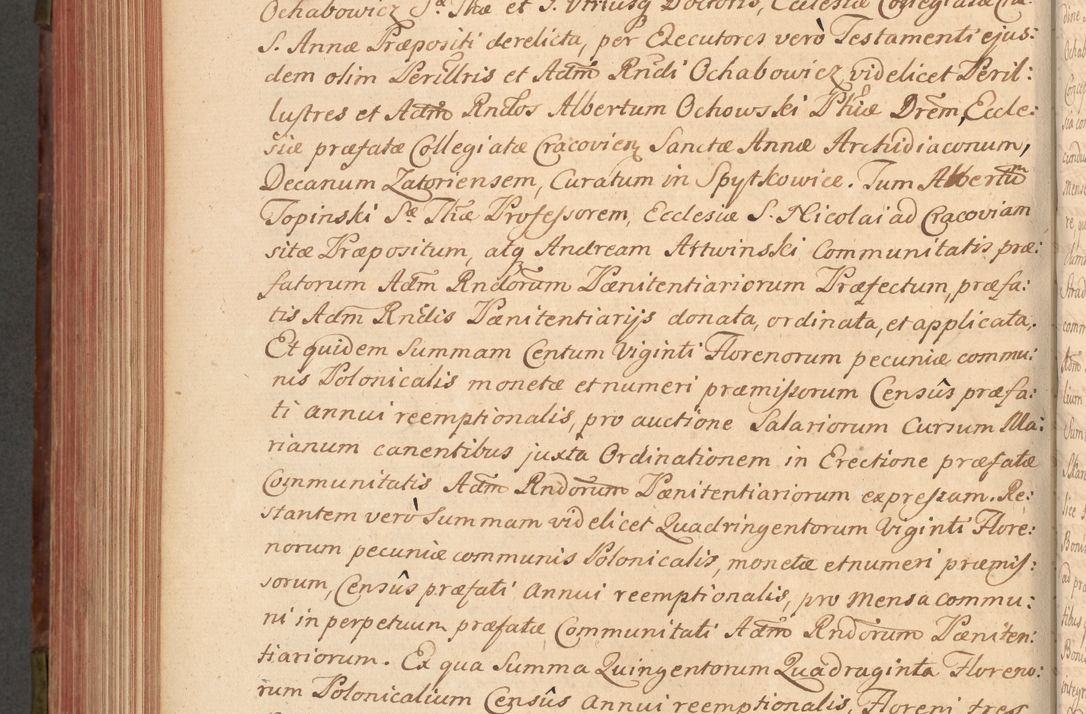 Zdjęcie nr 565 dla obiektu archiwalnego: Acta actorum episcopalium R. D. Constantini Feliciani in Szaniawy Szaniawski, episcopi Cracoviensis, ducis Severiae per annos 1720 - 1723 conscripta. Volumen I