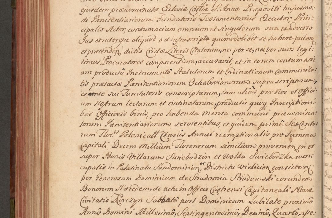 Zdjęcie nr 563 dla obiektu archiwalnego: Acta actorum episcopalium R. D. Constantini Feliciani in Szaniawy Szaniawski, episcopi Cracoviensis, ducis Severiae per annos 1720 - 1723 conscripta. Volumen I
