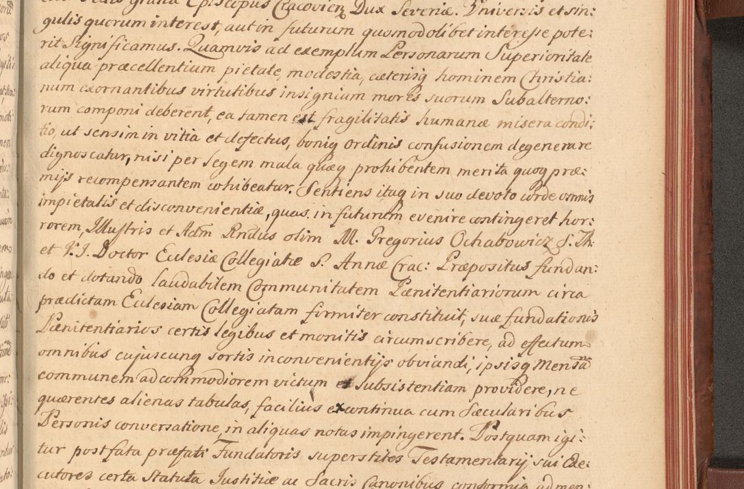 Zdjęcie nr 562 dla obiektu archiwalnego: Acta actorum episcopalium R. D. Constantini Feliciani in Szaniawy Szaniawski, episcopi Cracoviensis, ducis Severiae per annos 1720 - 1723 conscripta. Volumen I